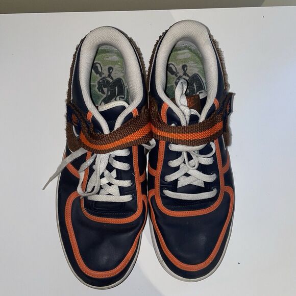 NIKE VANDAL LOW SWOOSH Blue/Blaze Sneakers 312456-481 Men’s Size 10 US - Picture 4 of 7